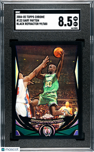2004 Topps Chrome Gary Payton #122 Black Refractor SGC 8.5