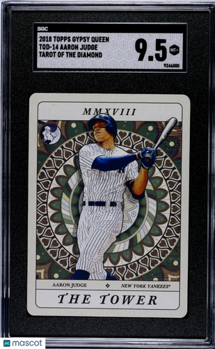 2018 Topps Gypsy Queen Aaron Judge #TOD-14 Tarot Of The Diamond SGC 9.5