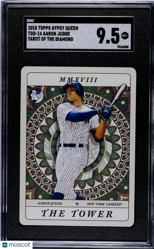 2018 Topps Gypsy Queen Aaron Judge #TOD-14 Tarot Of The Diamond SGC 9.5