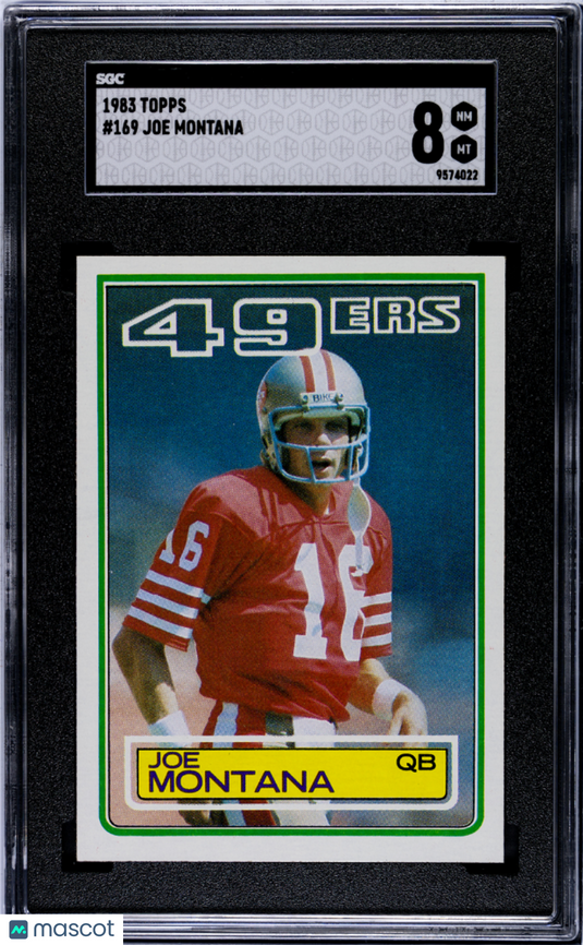 1983 Topps Joe Montana #169 SGC 8