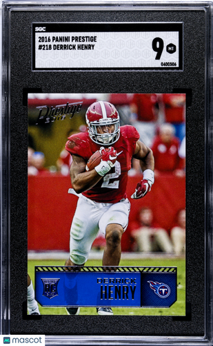 2016 Panini Prestige Derrick Henry #218 SGC 9