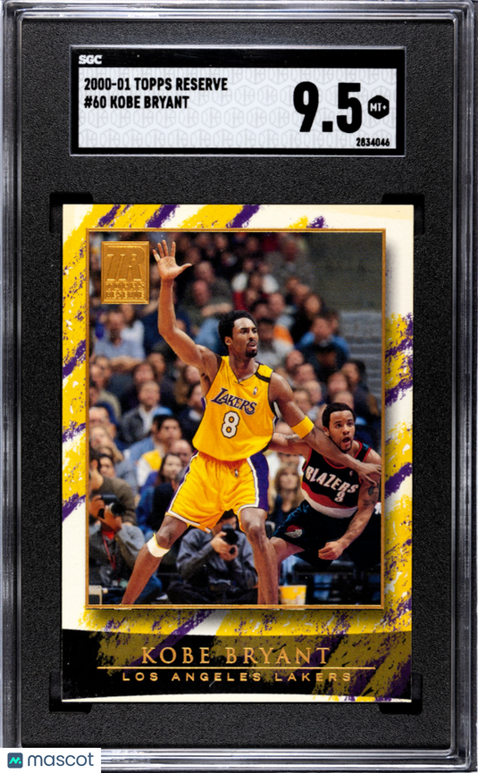 2000 Topps Reserve Kobe Bryant #60 SGC 9.5