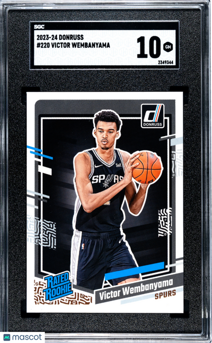 2023 Donruss Victor Wembanyama #220 SGC 10