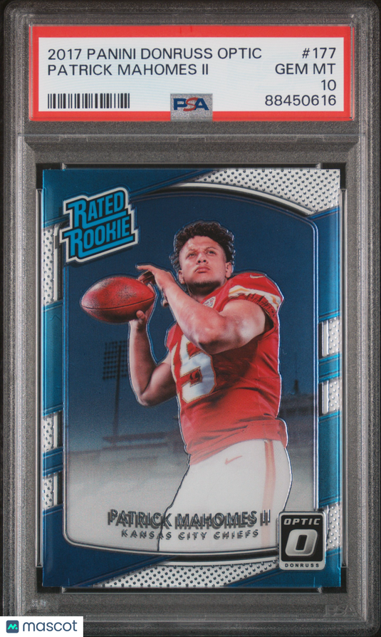2017 Panini Donruss Optic Patrick Mahomes II