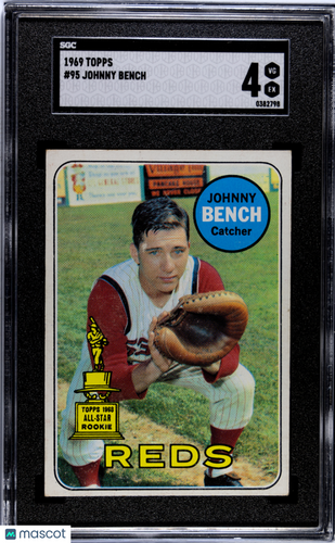 1969 Topps Johnny Bench #95 SGC 4