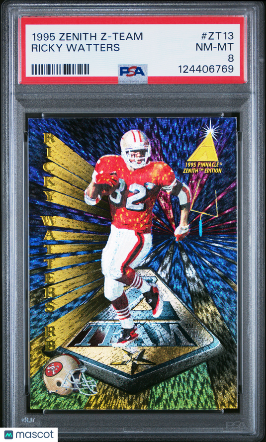 1995 Zenith Z-Team Ricky Watters #ZT13 PSA 8