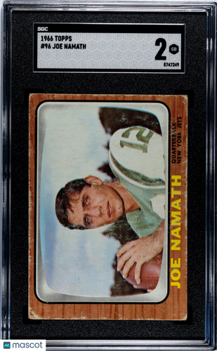 1966 Topps Joe Namath #96 SGC 2