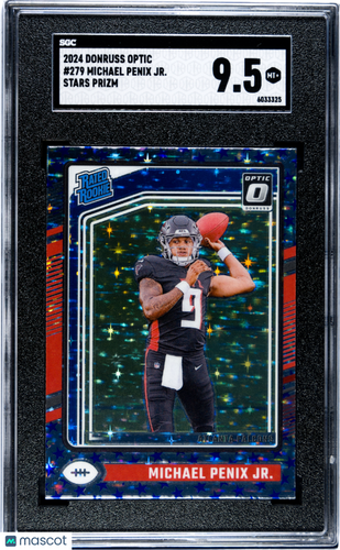 2024 Donruss Optic Michael Penix JR. #279 Stars Prizm SGC 9.5