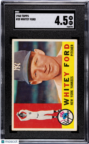 1960 Topps Whitey Ford #35 SGC 4.5