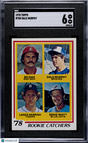 1978 Topps Dale Murphy #708 SGC 6