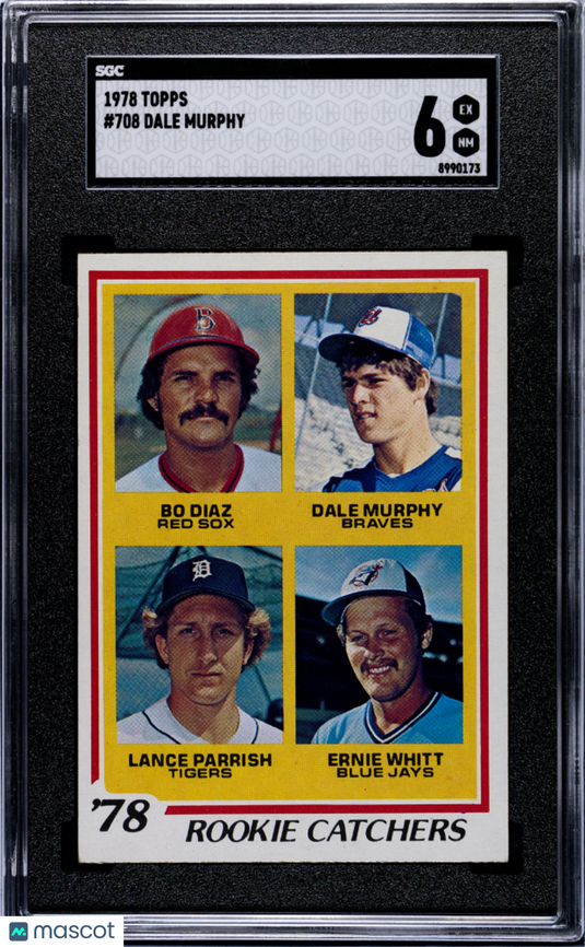 1978 Topps Dale Murphy #708 SGC 6