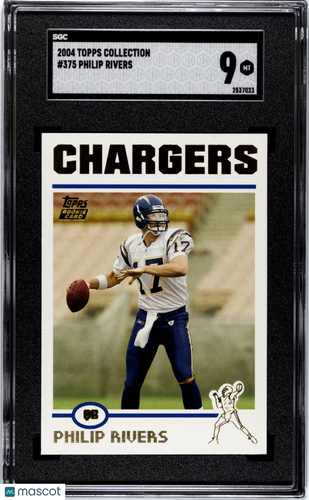 2004 Topps Collection Philip Rivers #375 SGC 9