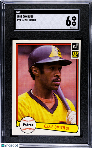 1982 Donruss Ozzie Smith #94 SGC 6
