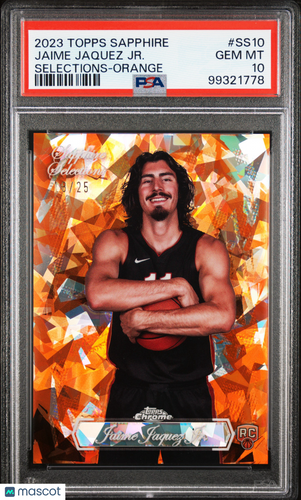 2023 Sapphire Edition Sapphire Jaime Jaquez JR. #SS10 Orange PSA 10