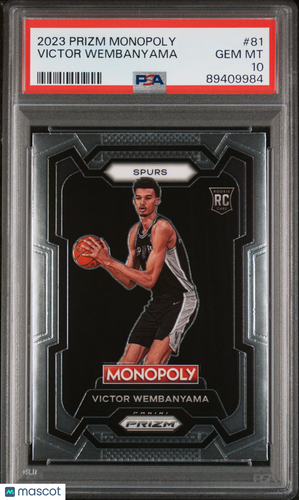 2023 Panini Prizm Monopoly Victor Wembanyama #81 PSA