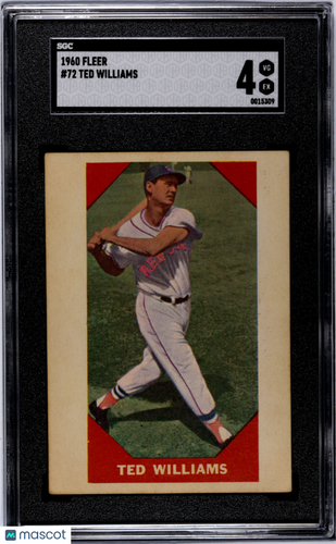 1960 Fleer Ted Williams #72 SGC 4