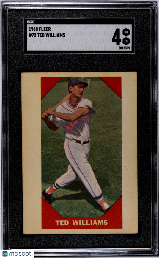 1960 Fleer Ted Williams #72 SGC 4