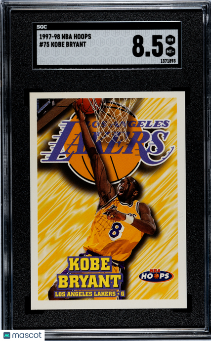 1997 Nba Hoops Kobe Bryant #75 SGC 8.5
