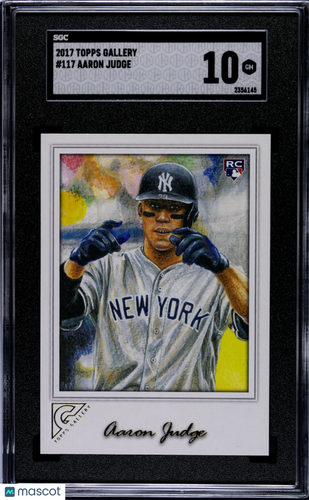 2017 Topps Gallery Aaron Judge #117 SGC 10