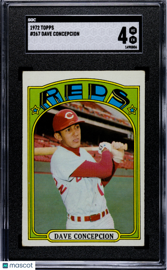 1972 Topps Dave Concepcion #267 SGC 4