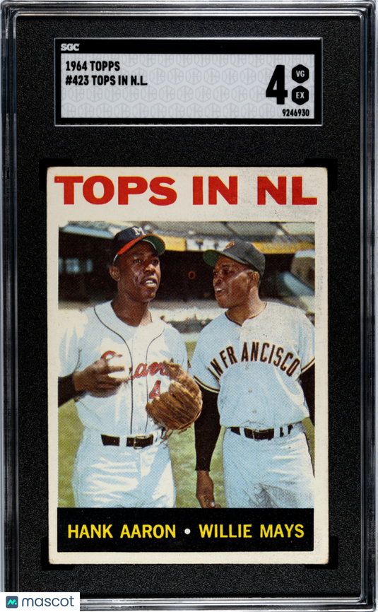 1964 Topps Tops In N. L. #423 SGC 4