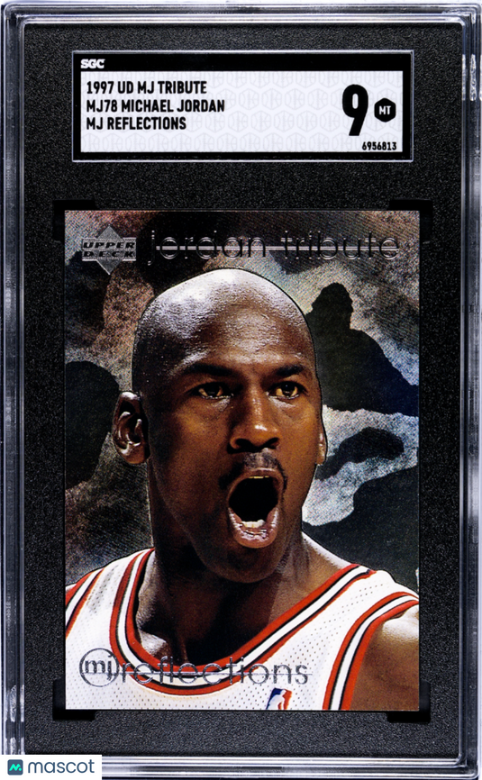 1997 Upper Deck MJ Tribute Michael Jordan #MJ78 Reflections SGC 9