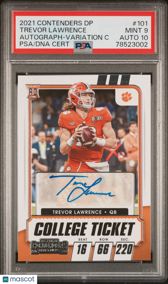 2021 Panini Contenders Draft Picks Trevor Lawrence