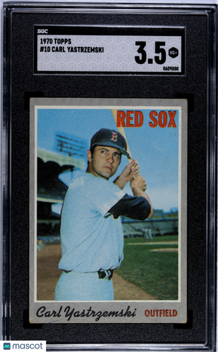 1970 Topps Carl Yastrzemski #10 SGC 3.5