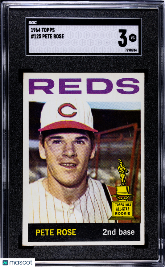 1964 Topps Pete Rose #125 SGC 3