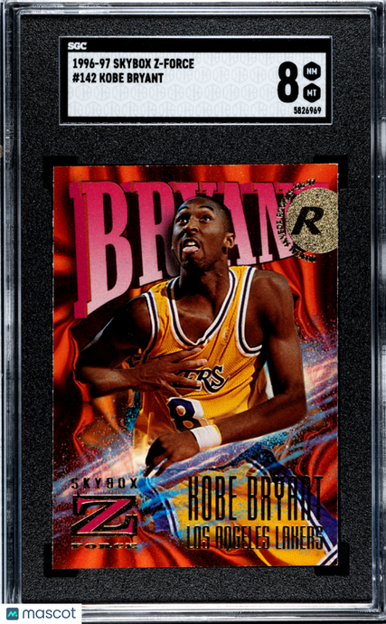 1996 Skybox Z-Force Kobe Bryant #142 SGC 8