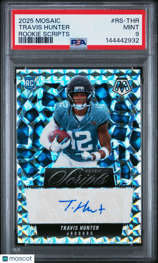 2025 Panini Mosaic Rookie Scripts Travis Hunter