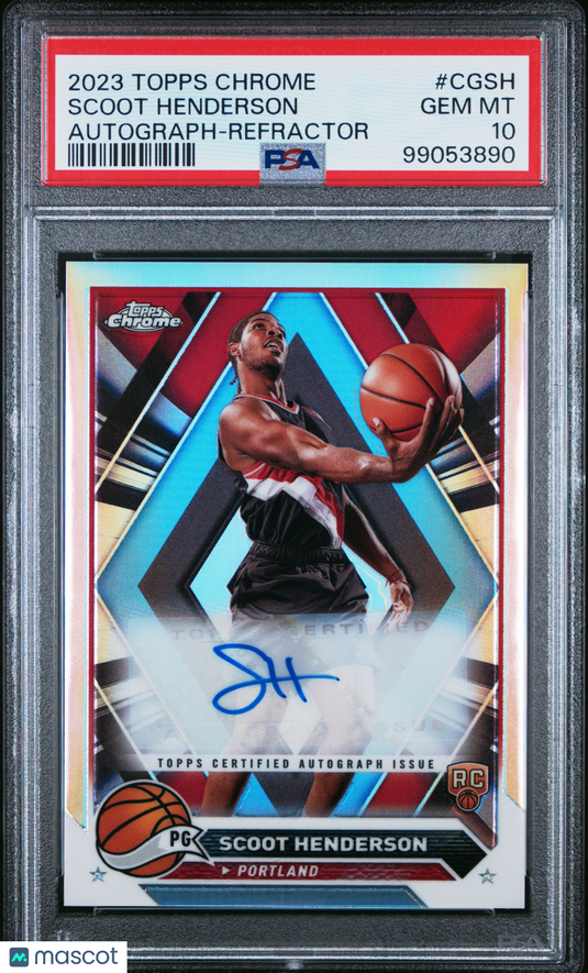2023 Topps Chrome Topps Chrome Autographs Scoot Henderson