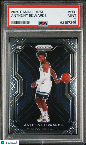 2020 Panini Prizm Anthony Edwards #258 PSA