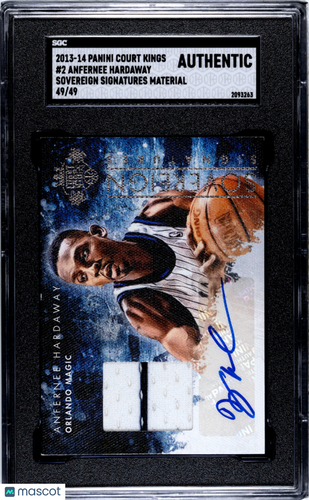 2013 Panini Court Kings Anfernee Hardaway #2 Sovereign Sigs. Mat. /49