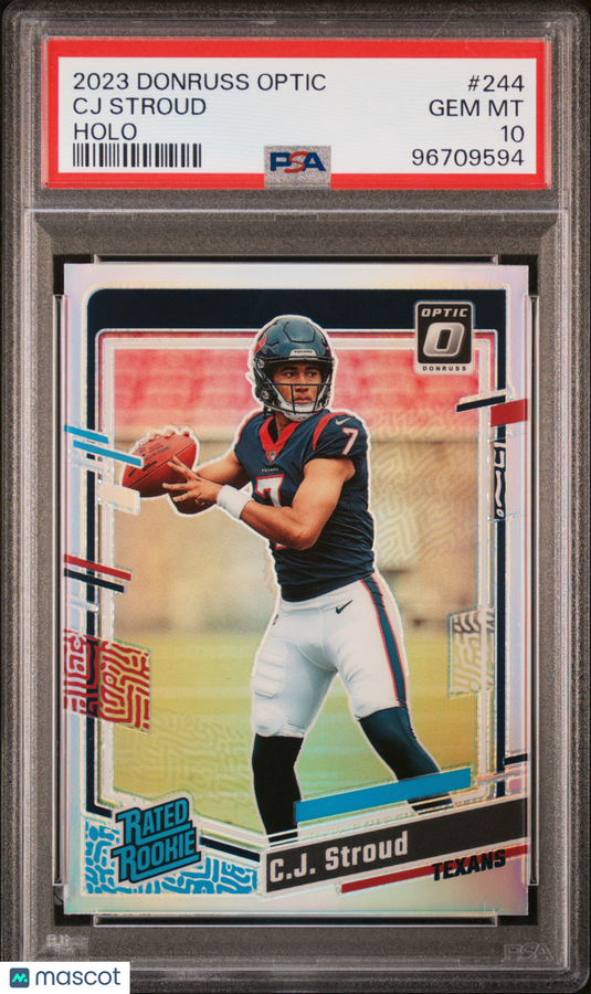 2023 Panini Donruss Optic CJ Stroud #244 Holo PSA 10