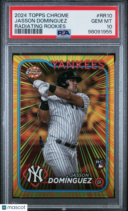 2024 Topps Chrome Radiating Rookies Jasson Dominguez