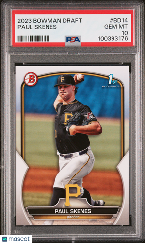 2023 Bowman Draft Paul Skenes #BD14 PSA 10