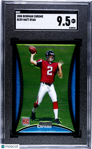 2008 Bowman Chrome Matt Ryan #BC59 SGC 9.5