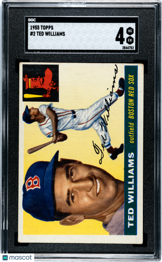 1955 Topps Ted Williams #2 SGC 4