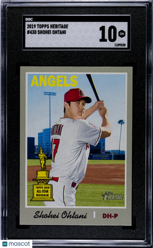2019 Topps Heritage Shohei Ohtani #430 SGC 10