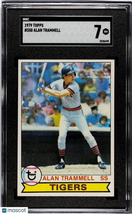 1979 Topps Alan Trammell #358 SGC 7