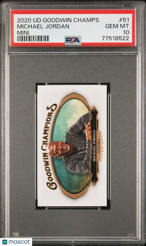 2020 Upper Deck Goodwin Champions Michael Jordan #51 Mini PSA 10