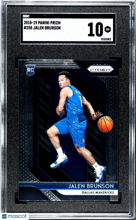 2018 Panini Prizm Jalen Brunson #250 SGC 10
