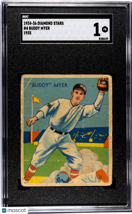 1934 Diamond Stars Buddy Myer