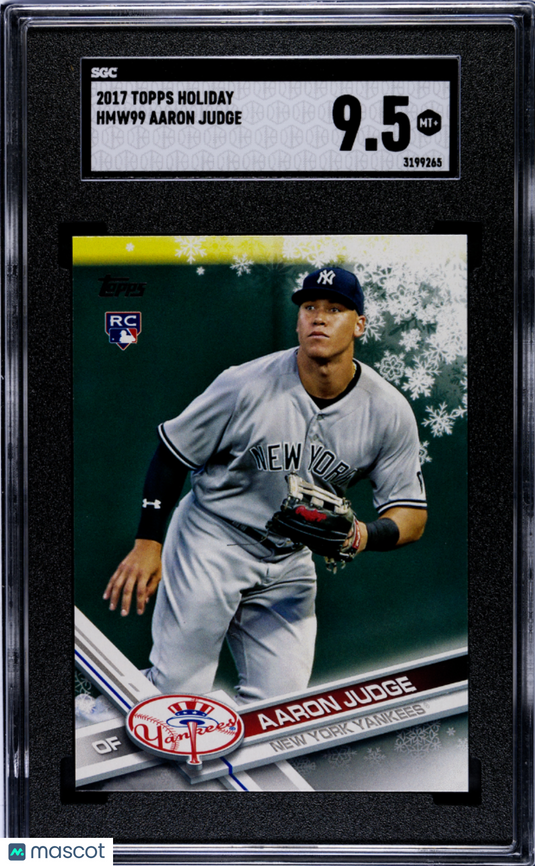 2017 Topps Holiday Aaron Judge #HMW99 SGC 9.5