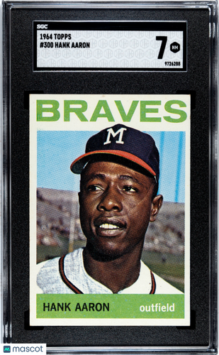 1964 Topps Hank Aaron #300 SGC 7