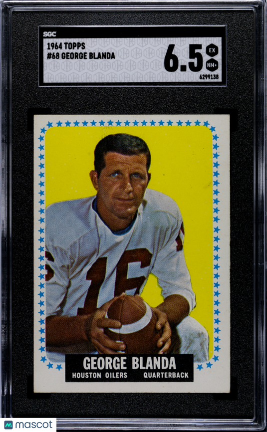 1964 Topps George Blanda #68 SGC 6.5