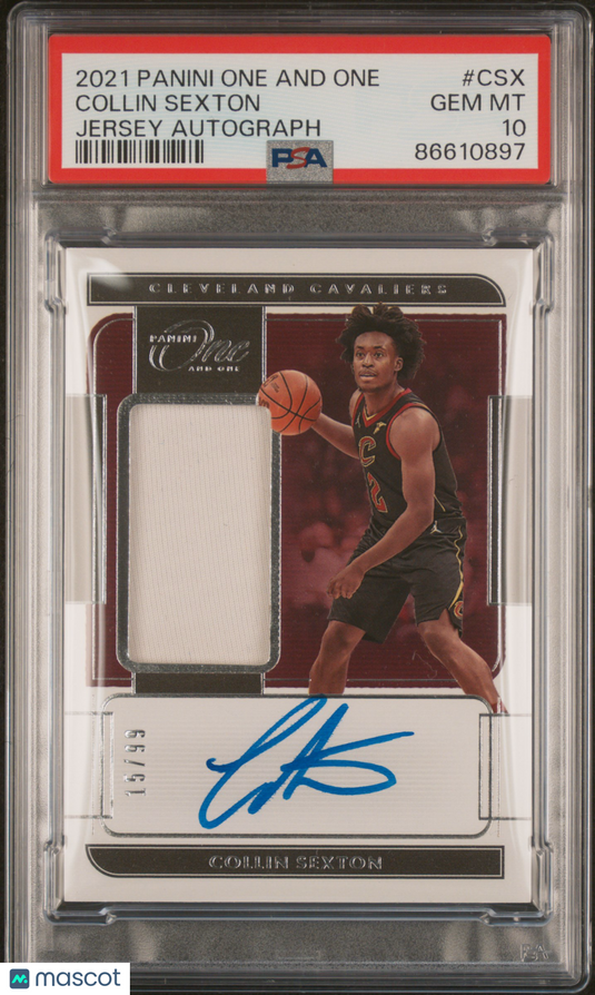 2021 Panini One And One Jersey Autographs Collin Sexton