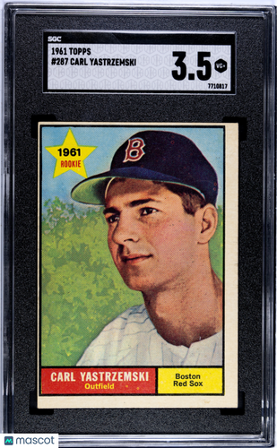 1961 Topps Carl Yastrzemski #287 SGC 3.5