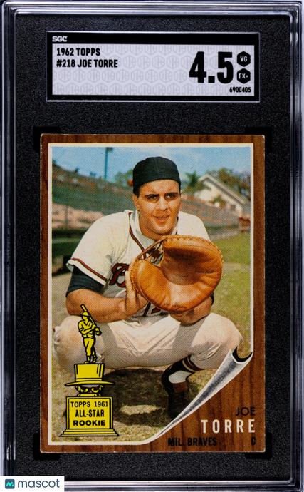 1962 Topps Joe Torre #218 SGC 4.5